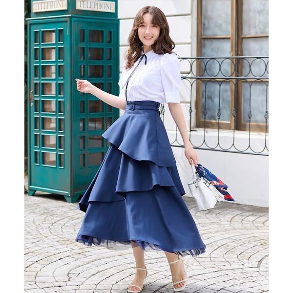 WILLSELECTION（ウィルセレクション）の「裾オーガンジーデニム