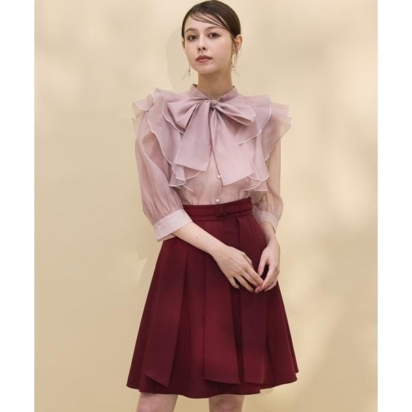 willselection ウィルセレクション フロッキードット スカート ドットフロッキースカート | ウィルセレクション(WILLSELLECTION