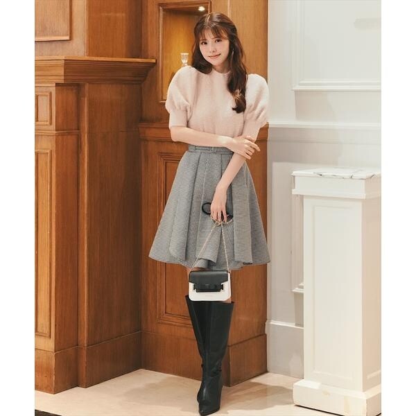 willselection ウィルセレクション フロッキードット スカート willselection ウィルセレクション フロッキードット スカート