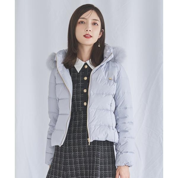 ファー付き2wayショートダウン | ビアッジョブルー(Viaggio blu