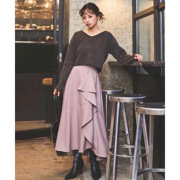 フロントジップチェックスカート | スウィングル(SWINGLE) | マルイ