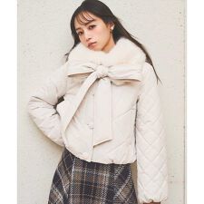 エコファーキルティングショートコート