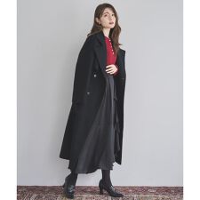 ウールスタンドカラーコート