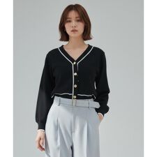 バイカラーUVカットカーディガン