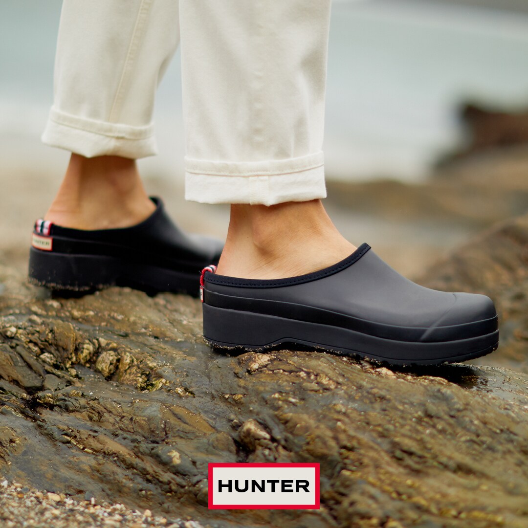 HUNTER ウィメンズ オリジナルプレイクロッグス UK5(24cm) 黒 レディース オリジナル プレイ クロッグ(506004666) | ハンター