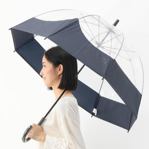 TRANSPARENT MOUSTACHE BUBBLE UMBRELLA | ハンター(HUNTER