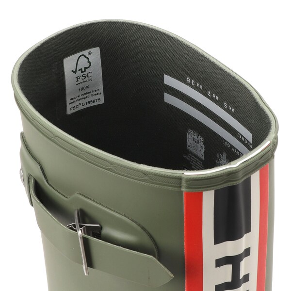 レディース オリジナル トール ハンター トリ カラー ロゴ バック