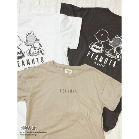 Peanuts バックプリントtシャツ スヌーピー チャーリー サリー ルディックパーク Ludic Park ファッション通販 マルイウェブチャネル Cb002 219 14 01