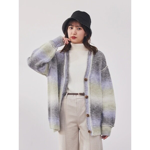 YOKE グラデーション カーディガン YOKE グラデーション カーディガン