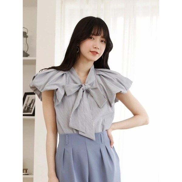 バルーン袖ボウタイブラウス | ルディックパーク(Ludic Park) | マルイ