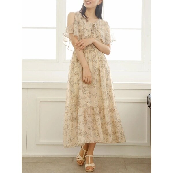 2WAY花柄ケープワンピース | ルディックパーク(Ludic Park) | マルイ