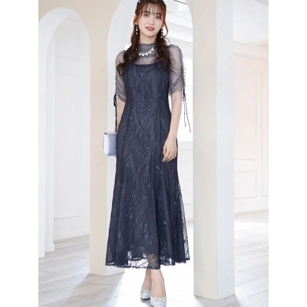 ◇《Endy ROBE》カラーブロックドレス | ジル スチュアート(JILL STUART) | マルイウェブチャネル