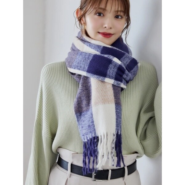 レトロチェック柄ストール | ルディックパーク(Ludic Park) | マルイ