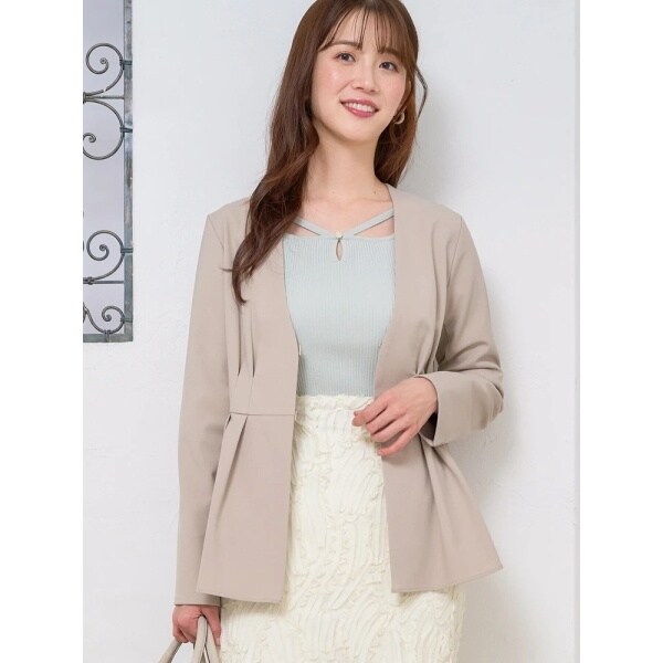 NATURAL BEAUTY BASIC　ウーステッドライクツイルセットアップ NATURAL BEAUTY BASIC（ナチュラルビューティーベーシック）の