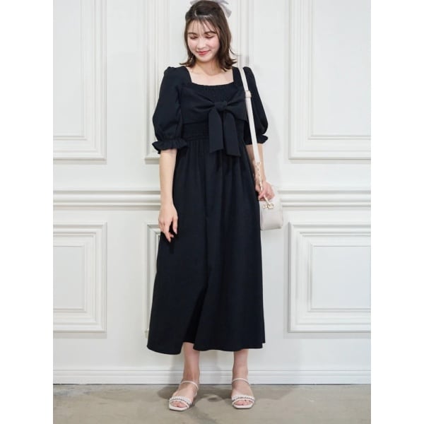 【Mon E’toile/モンエトワール】完売品 ブラックフォーマルワンピース Mon E'toile/モンエトワール】ブラックフォーマル/フィット