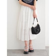 ルディックパーク(Ludic Park)のエンブロイダリーレーススカート
