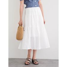 ルディックパーク(Ludic Park)のエンブロイダリーレーススカート