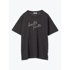 立体ラメ発泡プリントTシャツ