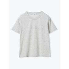 ラインストーンロゴTシャツ