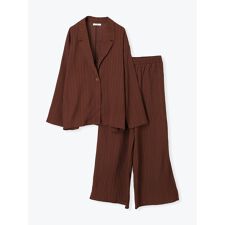 [SET]楊柳テーラードジャケット×ワイドパンツ
