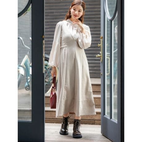 [^ԁF25550712605]וɂ̃fUC{xAbvԈႢȂ̃Wp[XJ[g|CgE㔼gƂۂɌĂV[vVJfUCBETCh̃xgw̃{ȂǁAוɂfUC؂₩ȈۂvXBELtAVGbg炵ȂɁEJWAɂLC߂ɂX^COy߂1BX^CO܂G߂TVcVA[Ci[ƃC[h邾őltF~jȃX^CO܂BH~ɂĂ̓^[glbNCi[jbgƍ킹ƁAV[YCNȈۂɁB񂵗͔Q̃ACełIfފ炩ȎG̃XG[h|`nBLk藚SnI----------------LkF萶ňFߗnFȂ|PbgFȂ----------------fiAC{[pjgF165cmMTCYpfi/pjgF160cmMTCYp