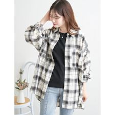 ゆるBIGチェックシャツ