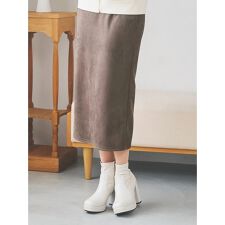 スエードポンチナロースカート