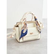 [2WAY]スカーフ付きバッグ