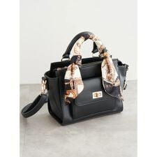 [2WAY]スカーフ付きバッグ