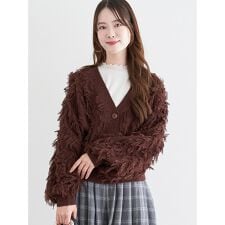 ルディックパーク(Ludic Park)のジグザグフリンジカーディガン