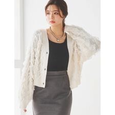 ルディックパーク(Ludic Park)のジグザグフリンジカーディガン