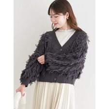 ルディックパーク(Ludic Park)のジグザグフリンジカーディガン