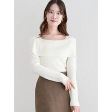 ルディックパーク(Ludic Park)のオフショルニットトップス