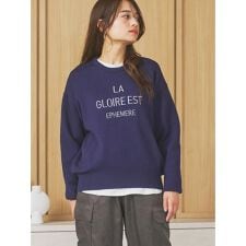 スフレシルバーロゴプルーオーバー