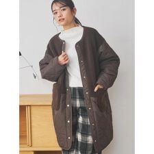 ルディックパーク(Ludic Park)のボアキルティングノーカラーコート