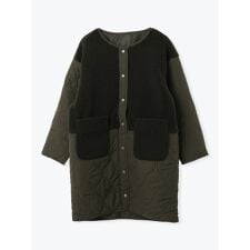 ルディックパーク(Ludic Park)のボアキルティングノーカラーコート