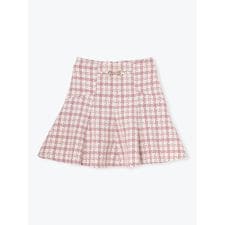 ルディックパーク(Ludic Park)のビット付きツイードミニスカート