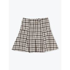 ルディックパーク(Ludic Park)のビット付きツイードミニスカート