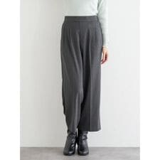 ルディックパーク(Ludic Park)のラクケア 起毛無地ワイドパンツ