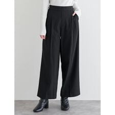ルディックパーク(Ludic Park)のラクケア 起毛無地ワイドパンツ