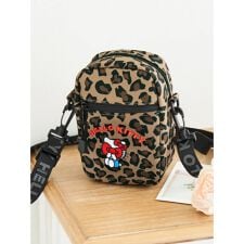 ハローキティヒョウ柄リボンミニショルダーバッグ