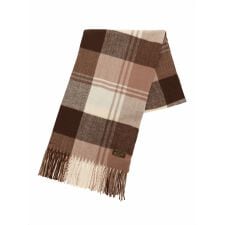 チェック柄ストール