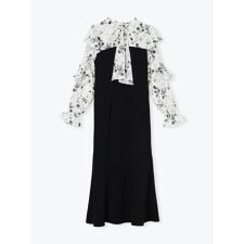 フリルボウタイブラウスドッキングワンピース