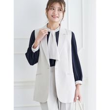 【Wクロス】テーラードベスト(セットアップ可)