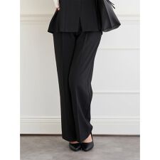 【ストレッチツイル】ワイドパンツ(セットアップ可)