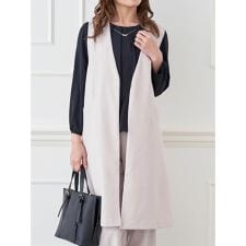 【マルチストレッチ】ロングジレジャケット(セットアップ可)