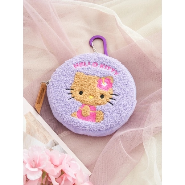 ハローキティ日焼け柄ミニポーチ