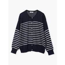 【UVカット・抗ピル加工・接触冷感】クルーネックカーディガン