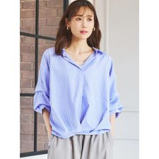 ストライプスキッパーシャツ