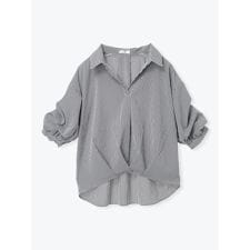 アソート柄フロントタックスキッパーシャツ